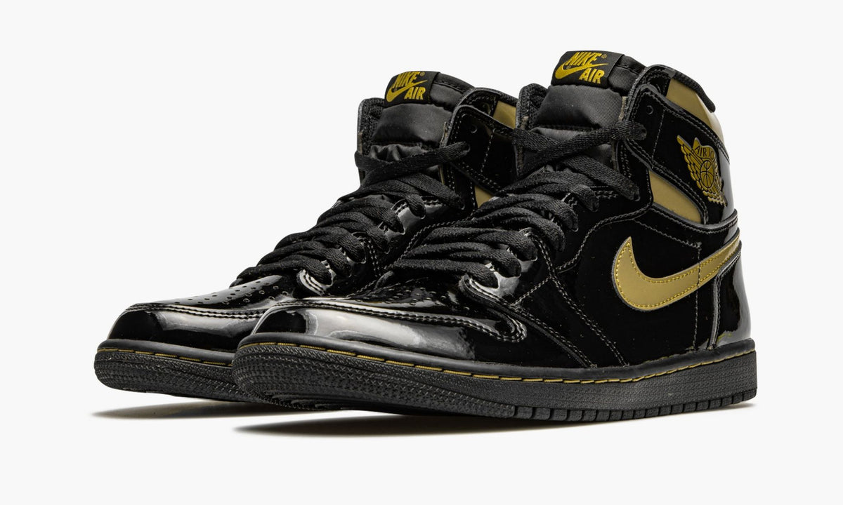 Air Jordan 1 Retro High OG "Black Metallic Gold" Sneakers