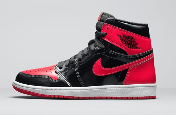 Jordan 1 Retro High OG Patent Bred Sneakers